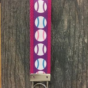 Softball Key-chain , Girls Softball Jewelry